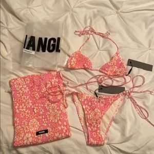 Vinca-Pink Punch Triangl Bikini